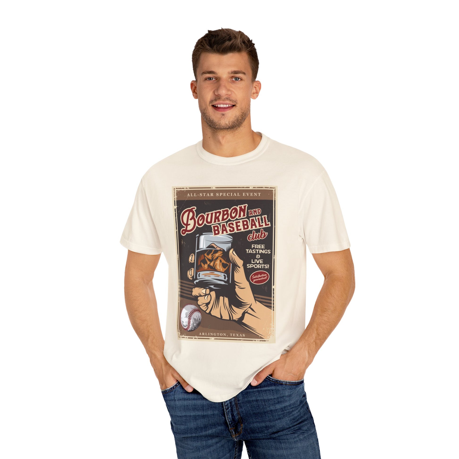 Bourbon & Baseball Club | Comfort Colors Shirt