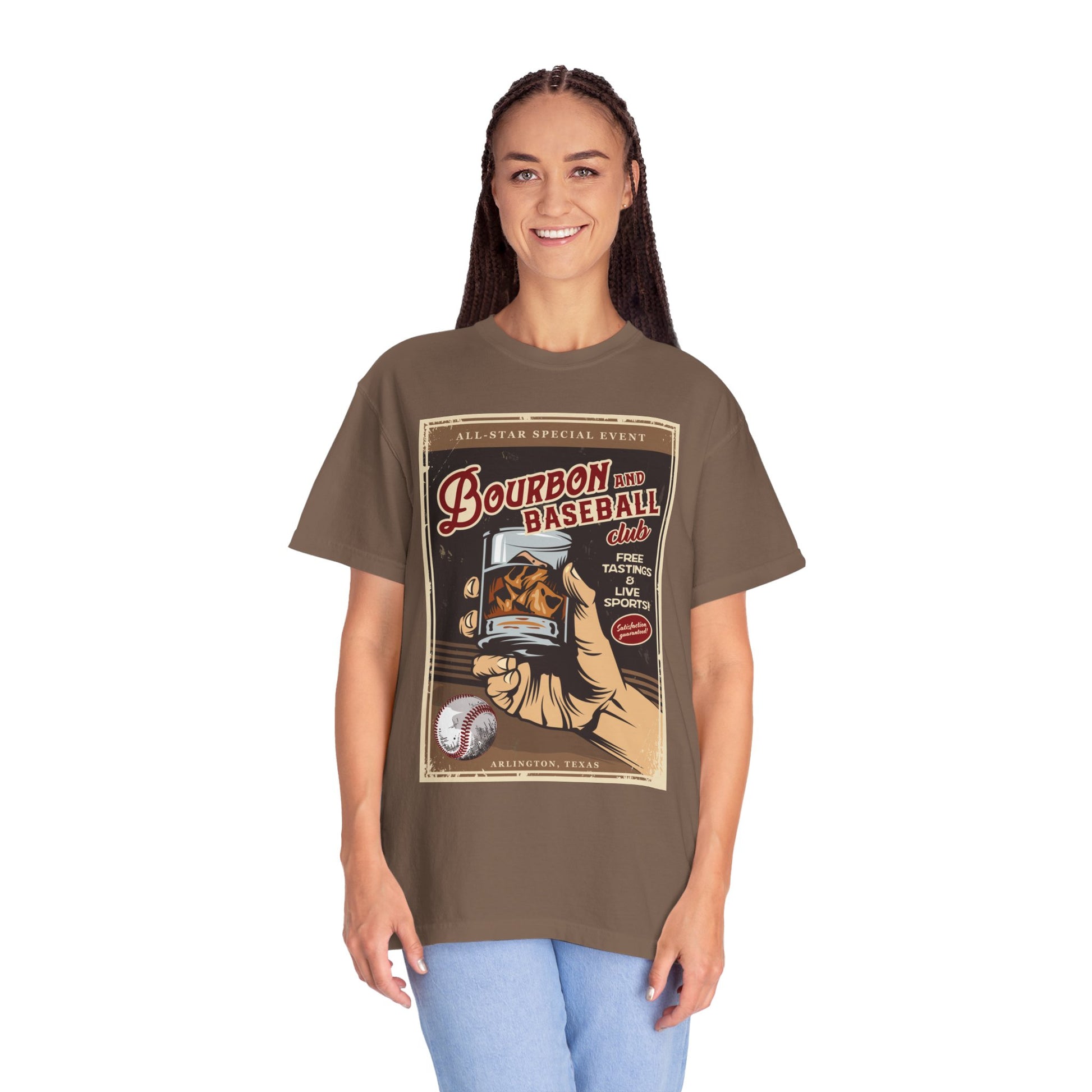 Bourbon & Baseball Club | Comfort Colors Shirt
