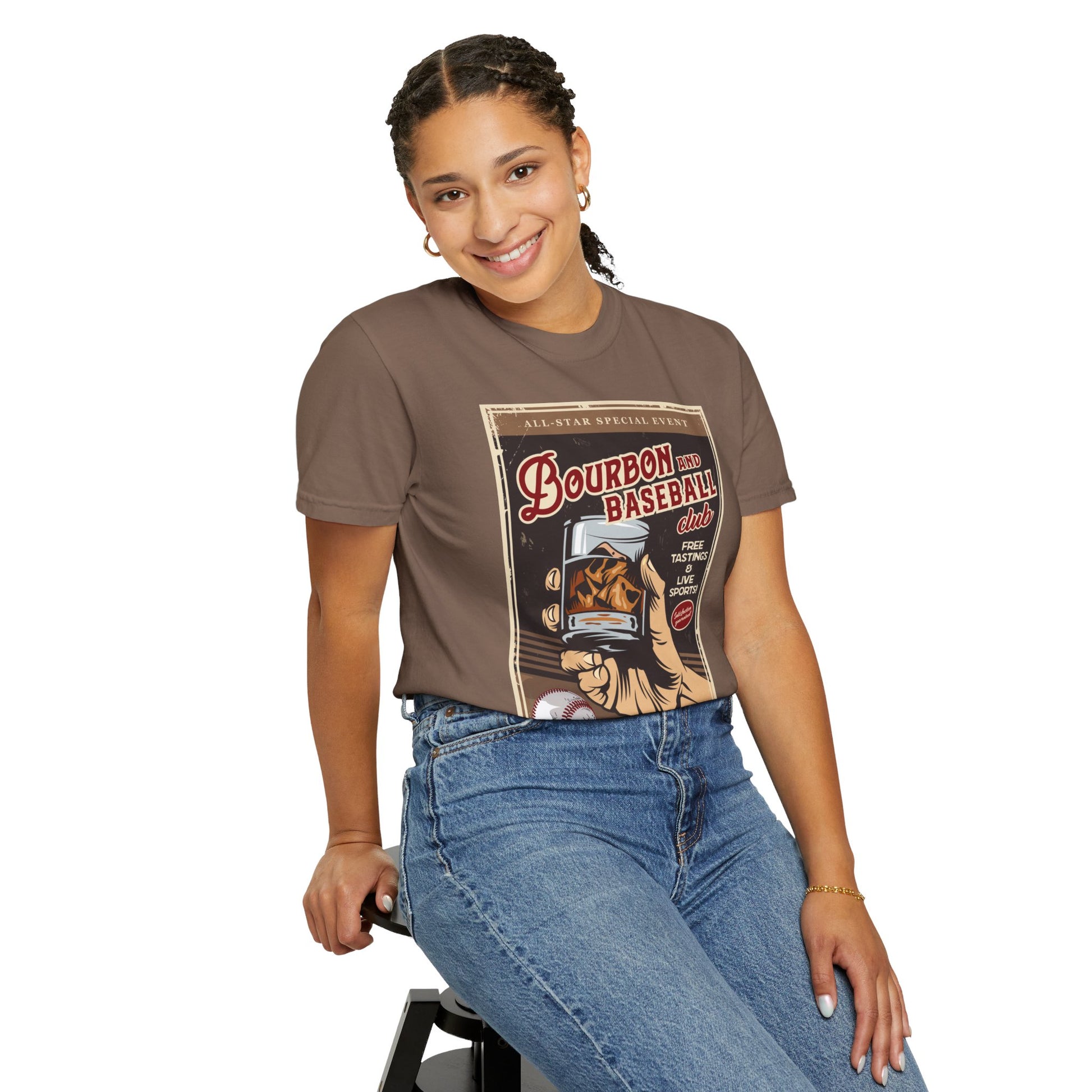 Bourbon & Baseball Club | Comfort Colors Shirt