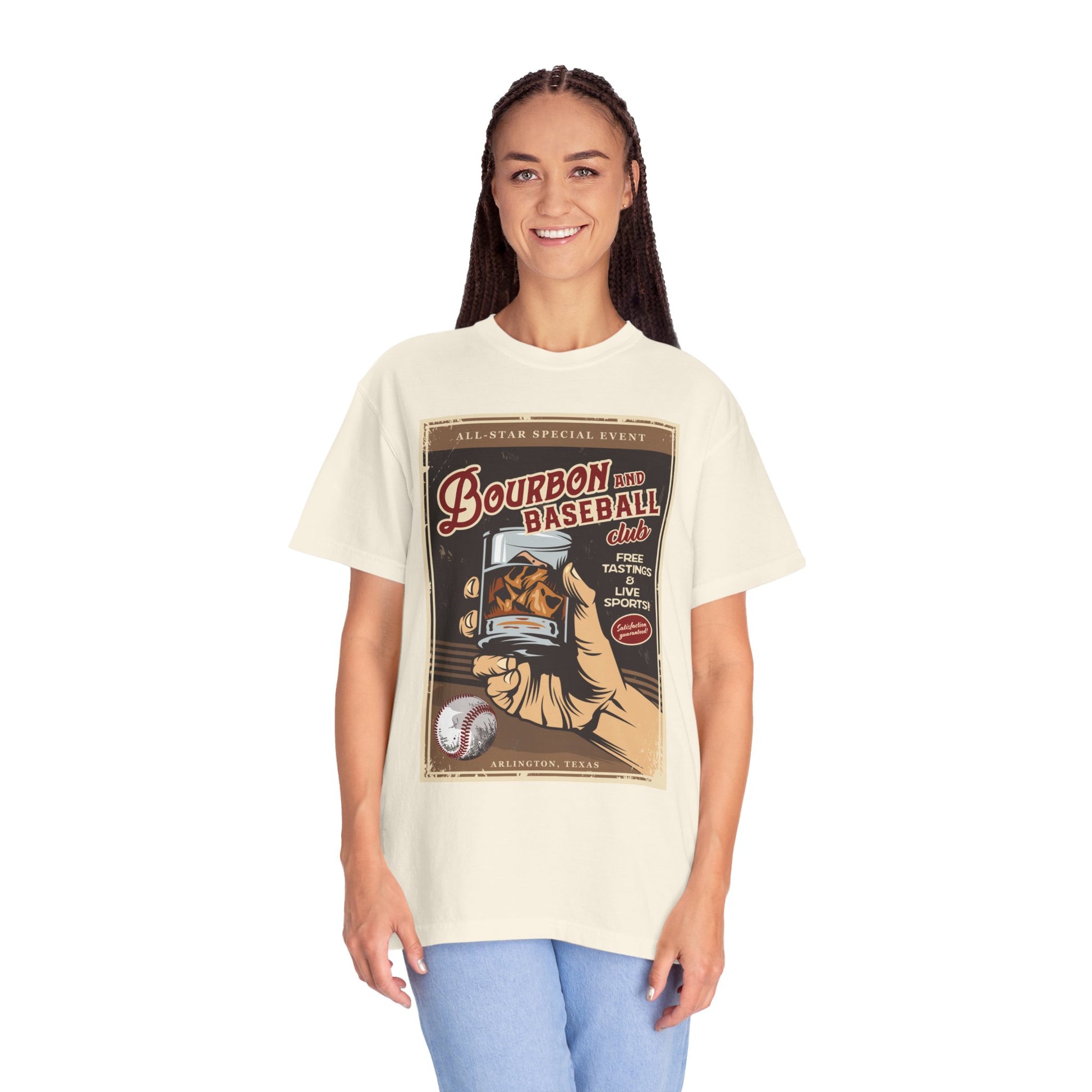 Bourbon & Baseball Club | Comfort Colors Shirt