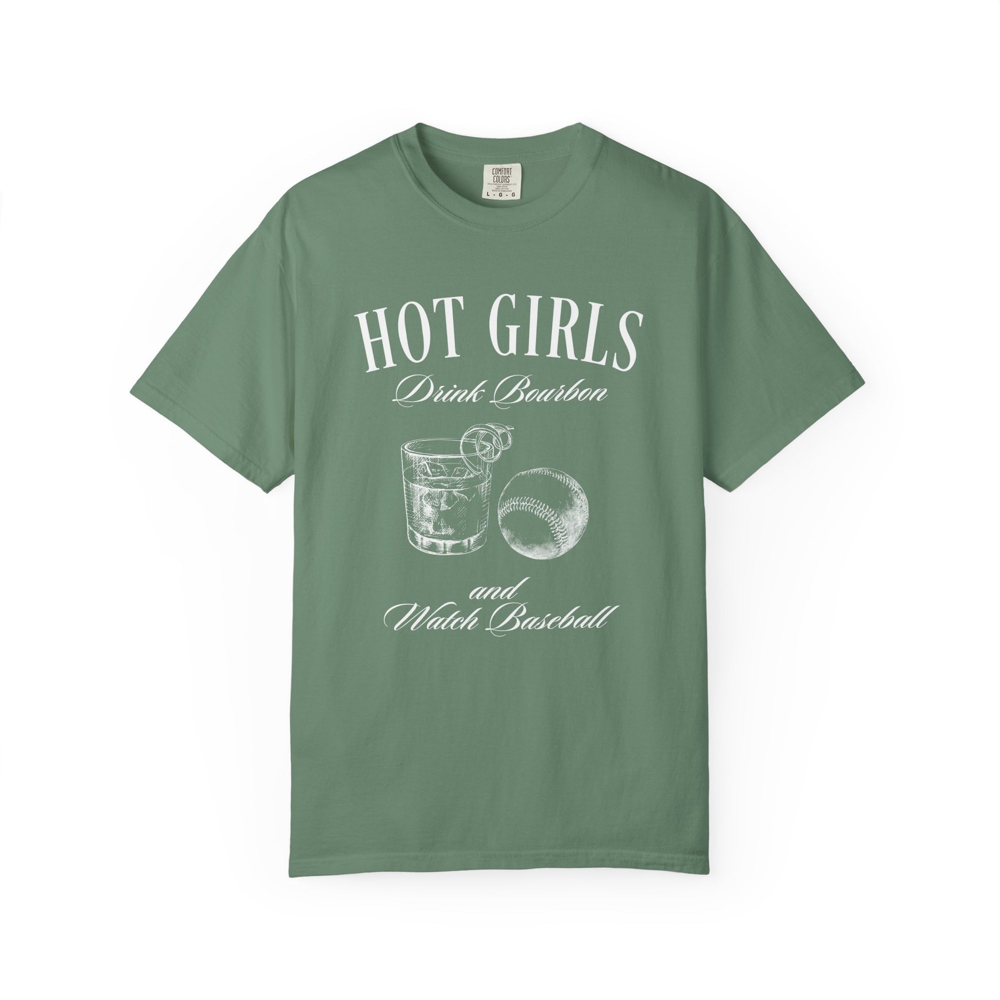 Hot Girls Drink Bourbon and Watch Baseball Shirt