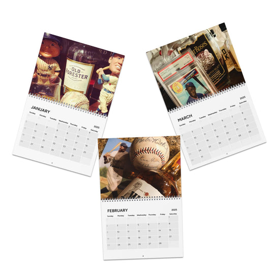 2025 Calendar - Bourbon, Whiskey, Baseball Theme | Bourbon and Baseball