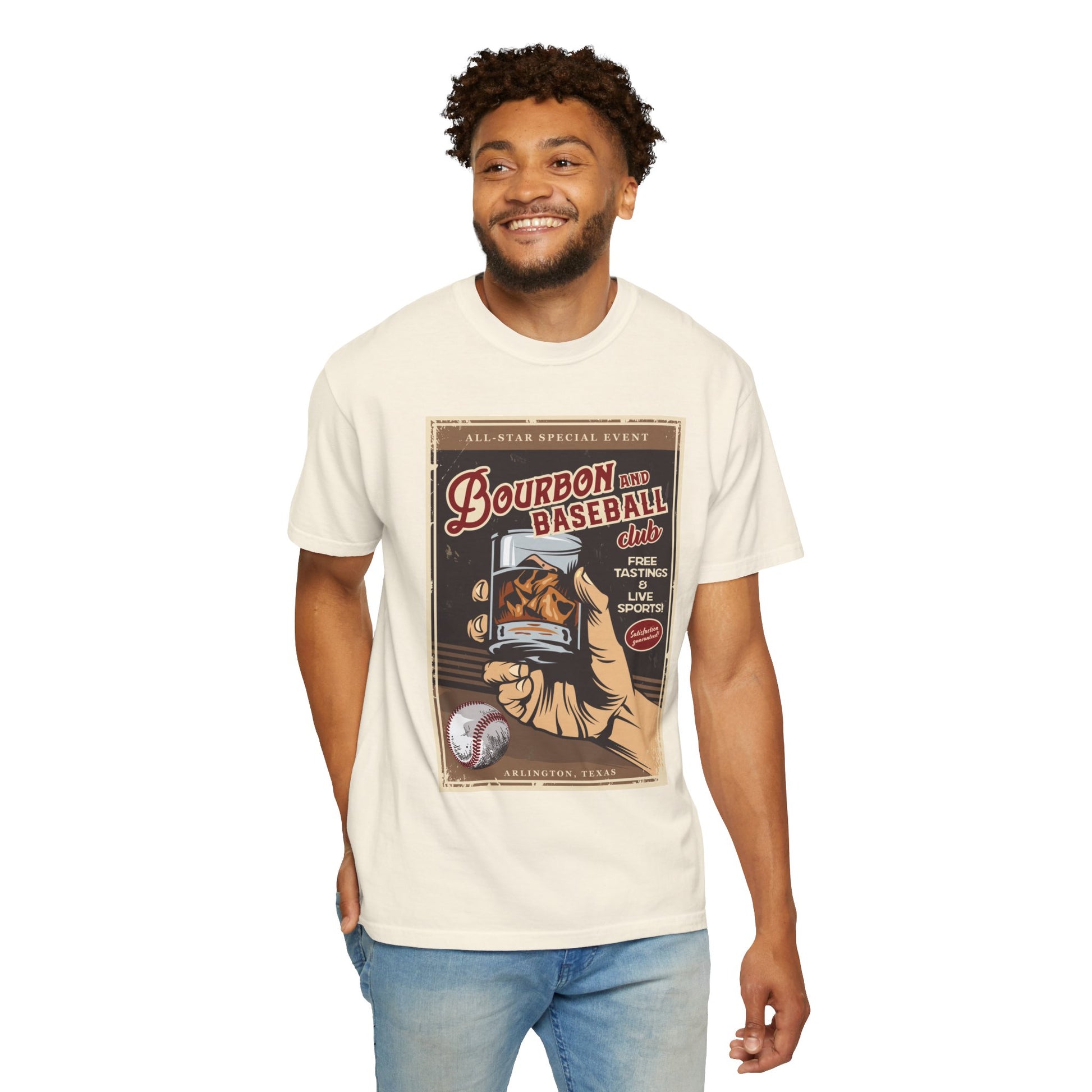 Bourbon & Baseball Club | Comfort Colors Shirt