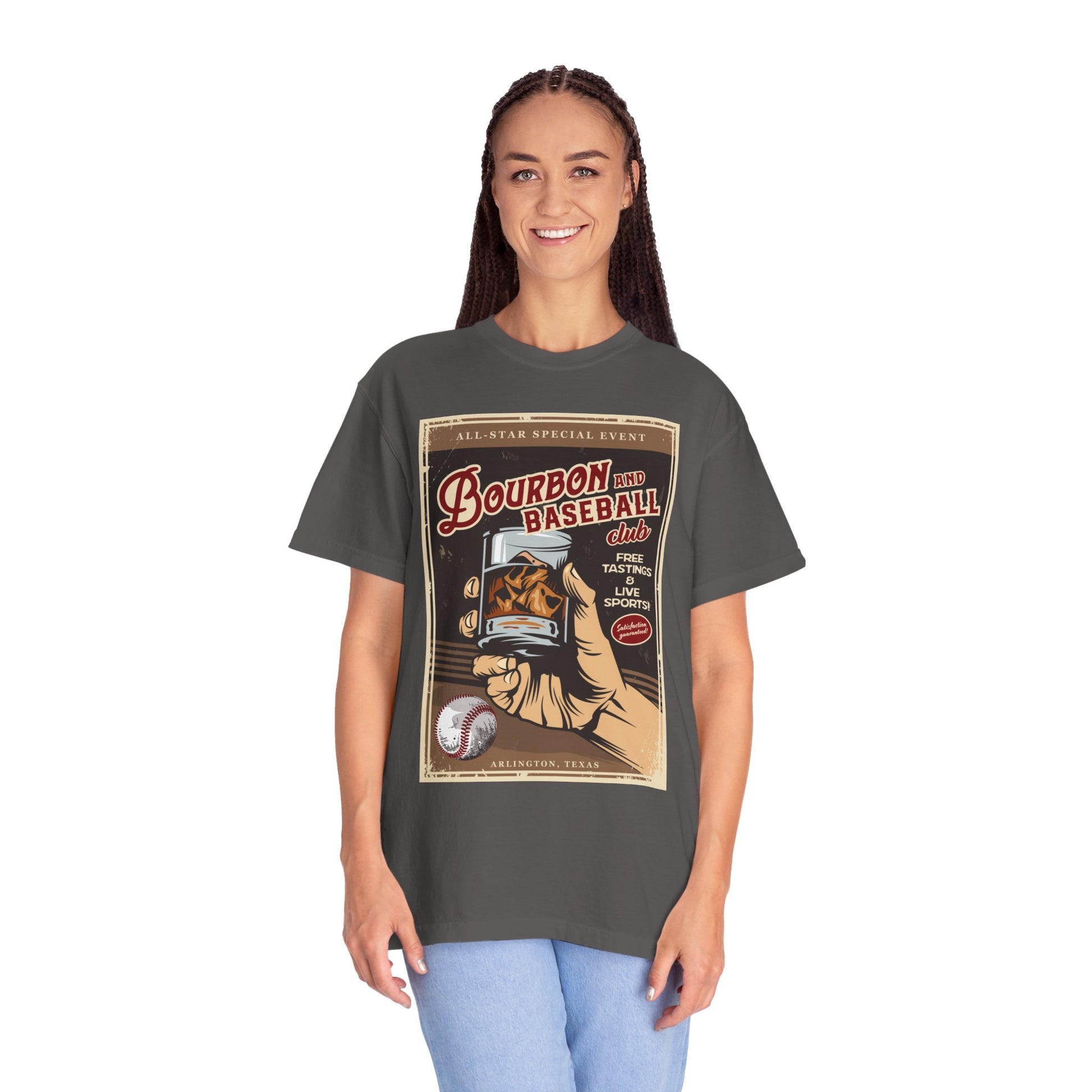 Bourbon & Baseball Club | Comfort Colors Shirt