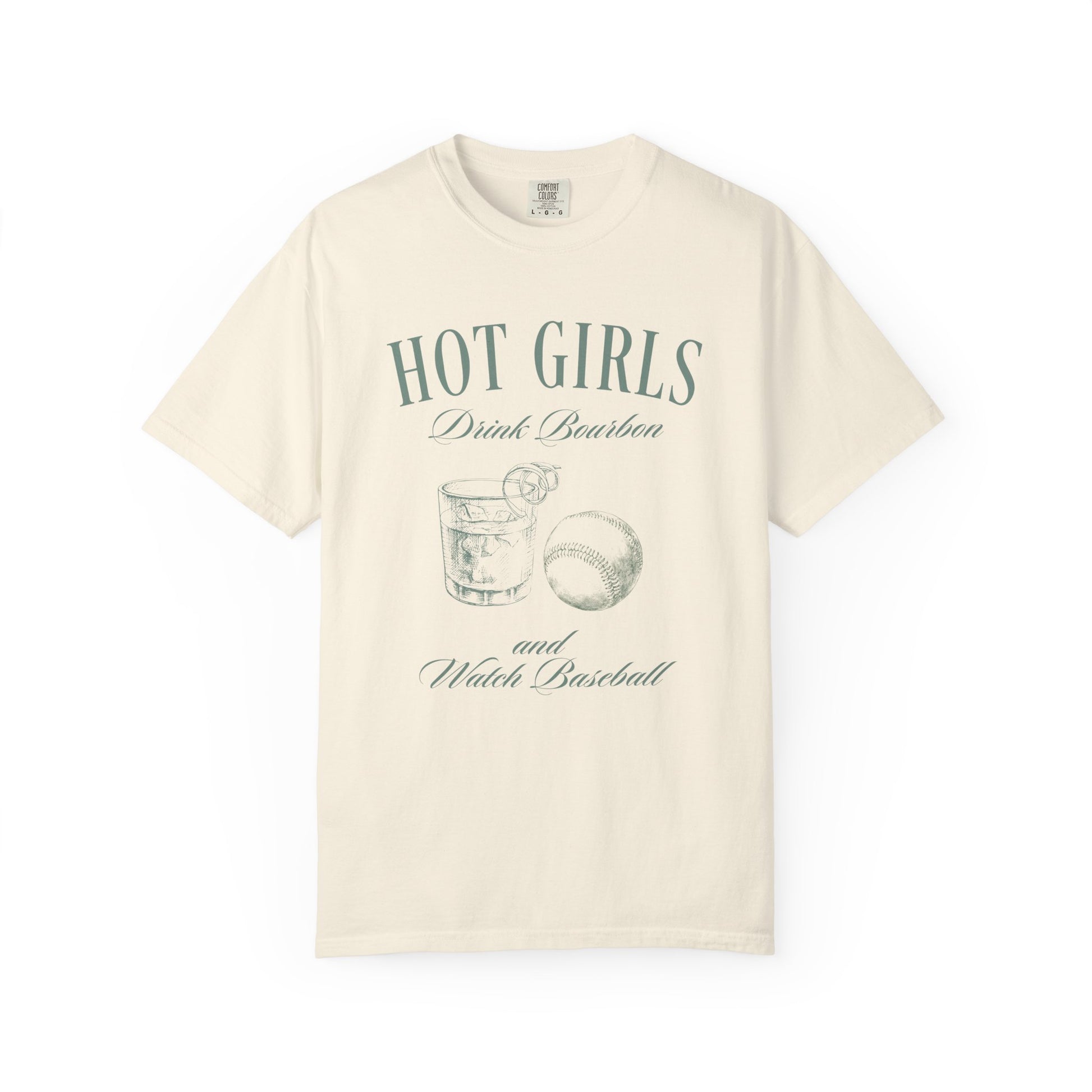 Hot Girls Drink Bourbon and Watch Baseball Shirt