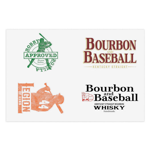 Sticker Sheet V1 - Bourbon and Baseball