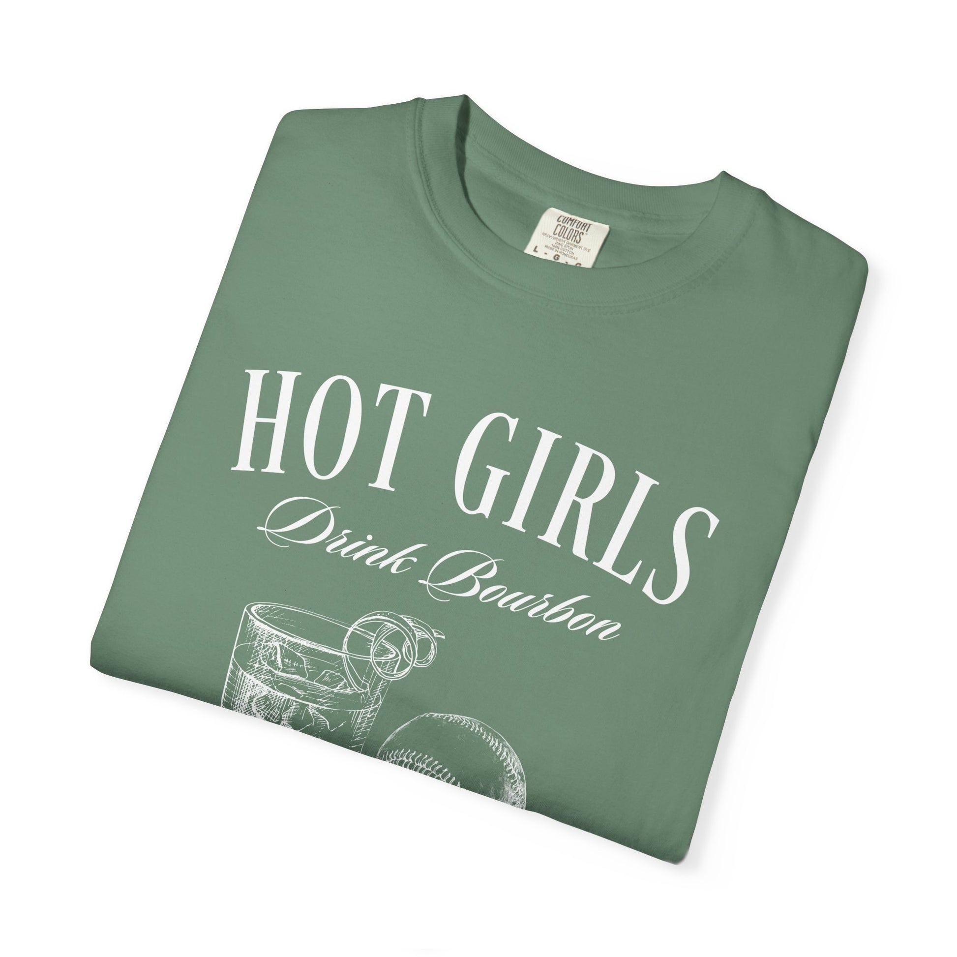 Hot Girls Drink Bourbon and Watch Baseball Shirt