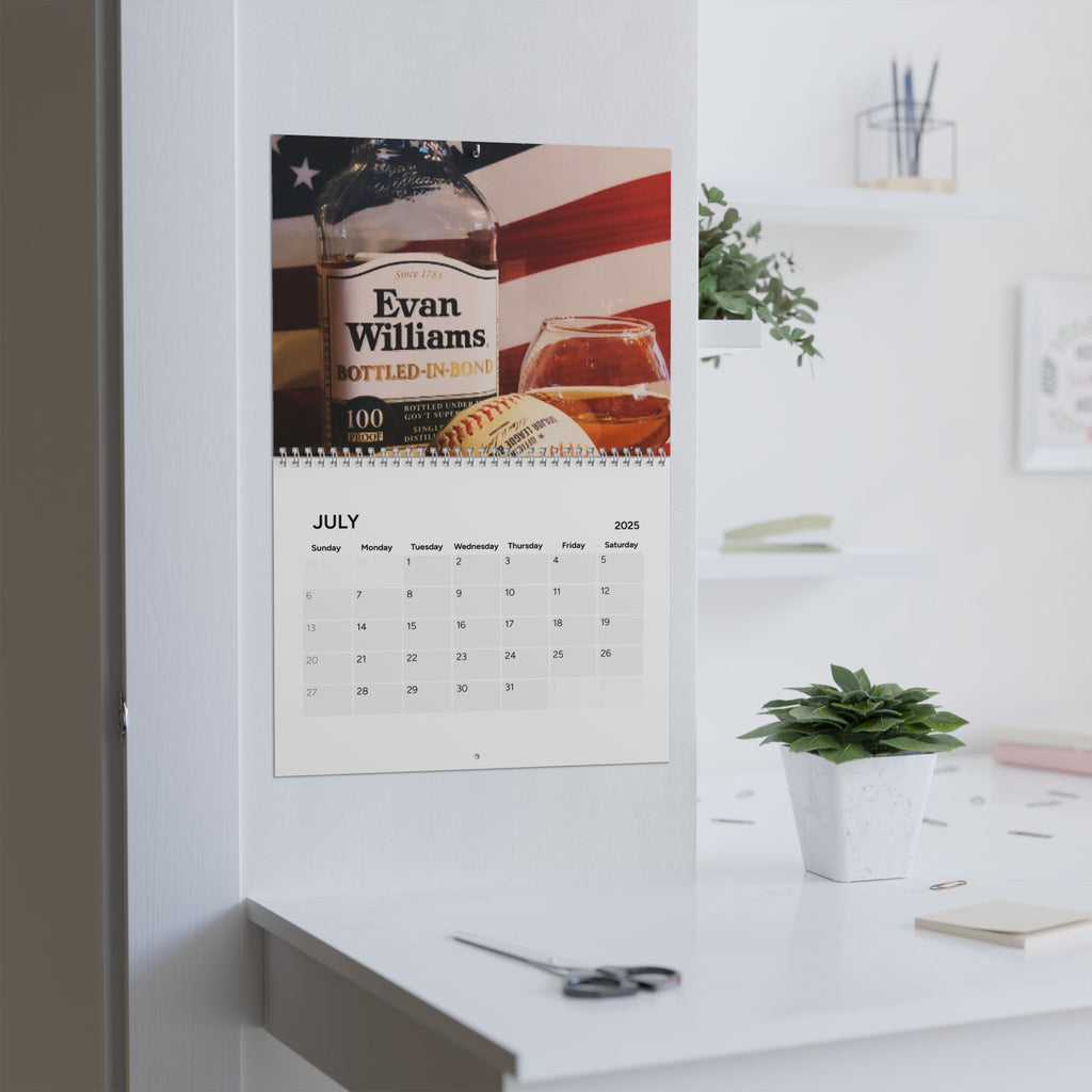 2025 Calendar - Bourbon, Whiskey, Baseball Theme | Bourbon and Baseball