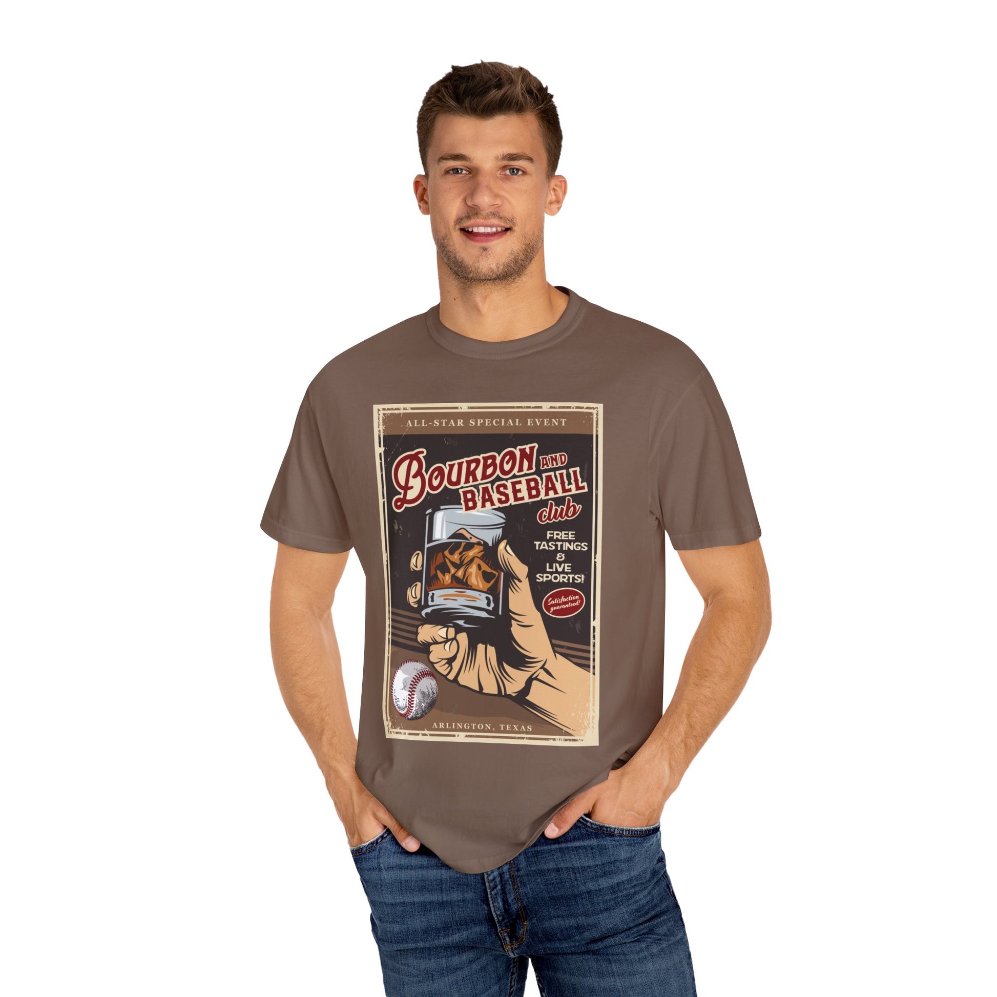 Bourbon & Baseball Club | Comfort Colors Shirt