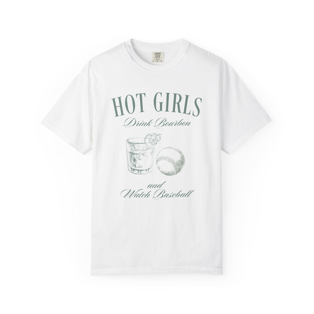 Hot Girls Drink Bourbon and Watch Baseball Shirt
