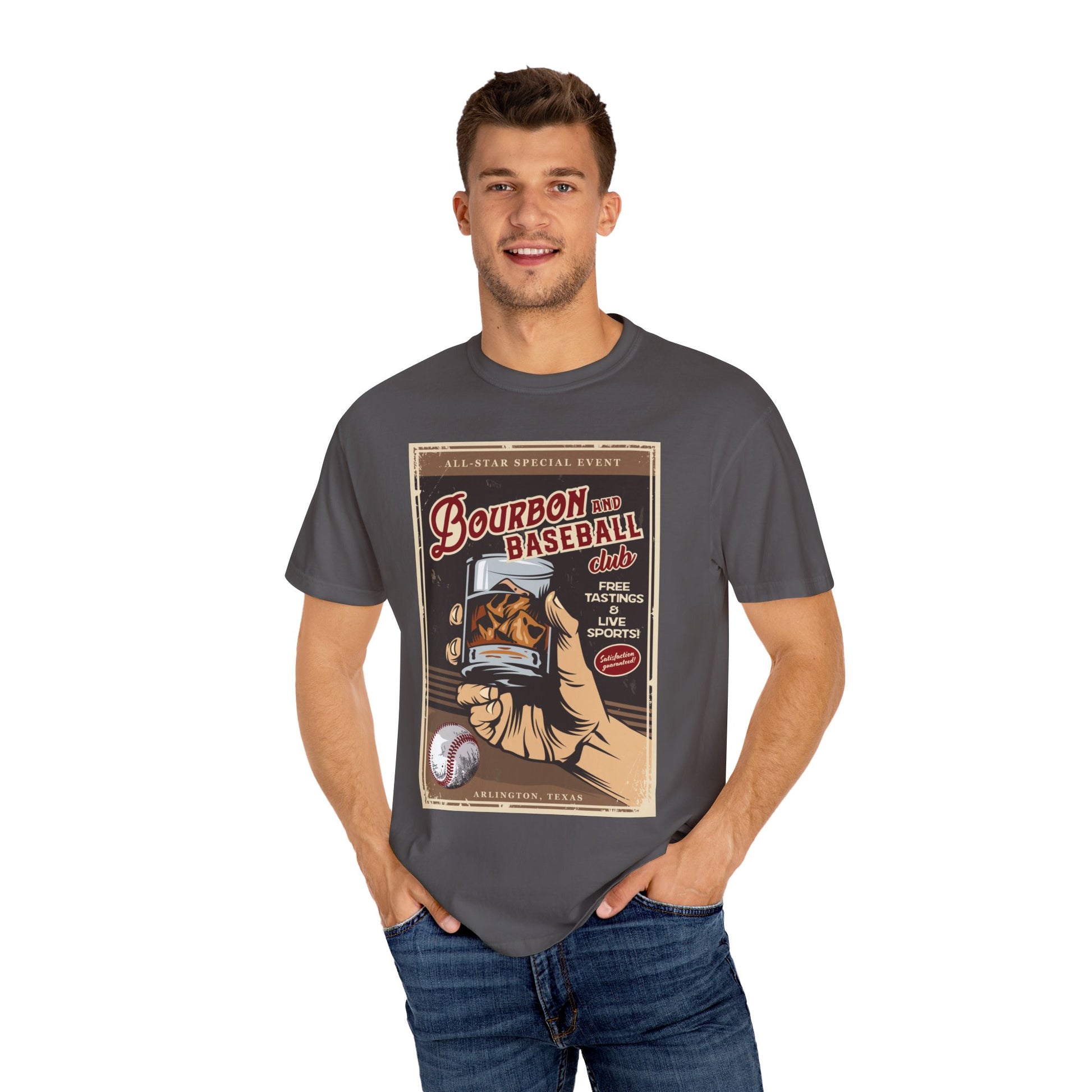 Bourbon & Baseball Club | Comfort Colors Shirt