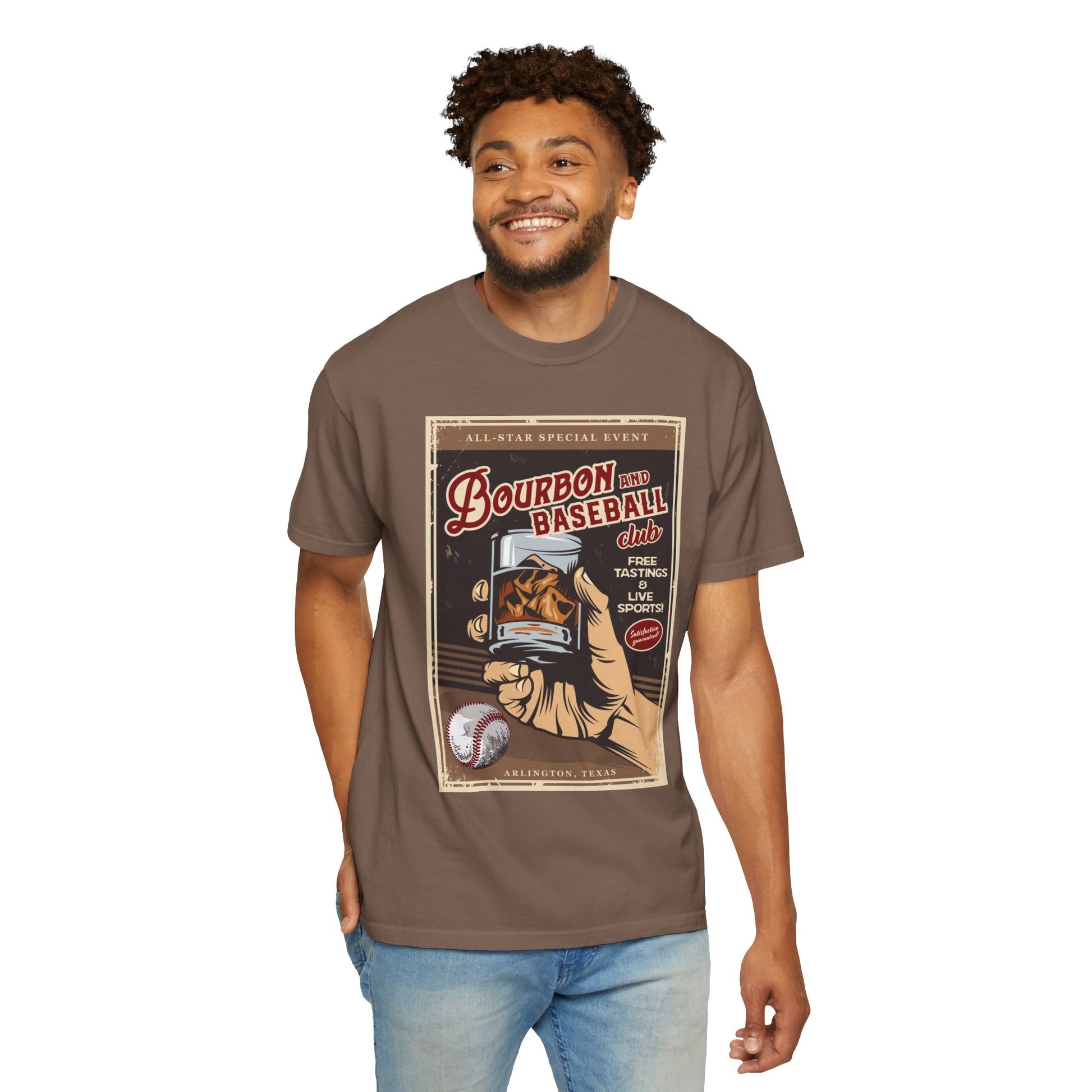 Bourbon & Baseball Club | Comfort Colors Shirt