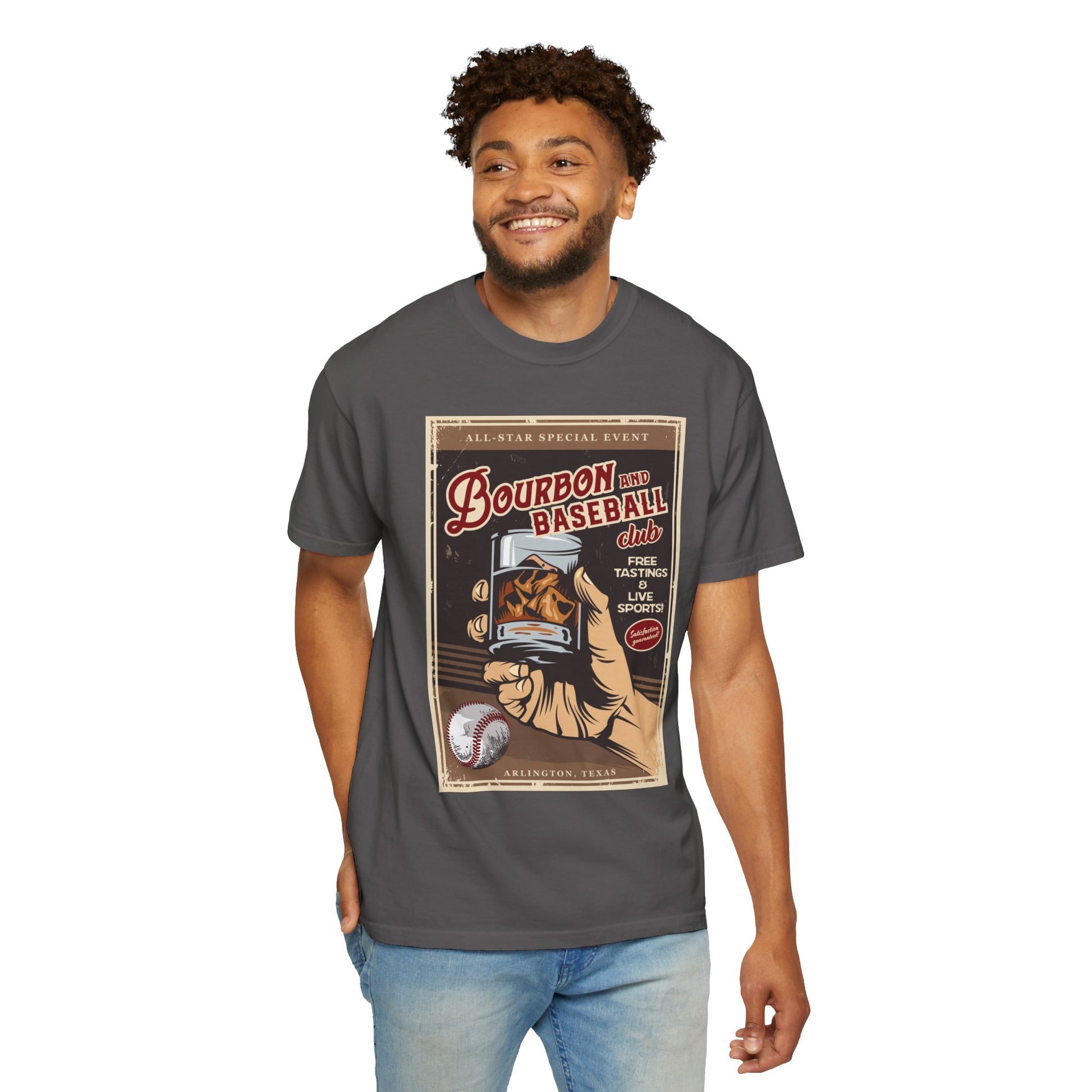 Bourbon & Baseball Club | Comfort Colors Shirt